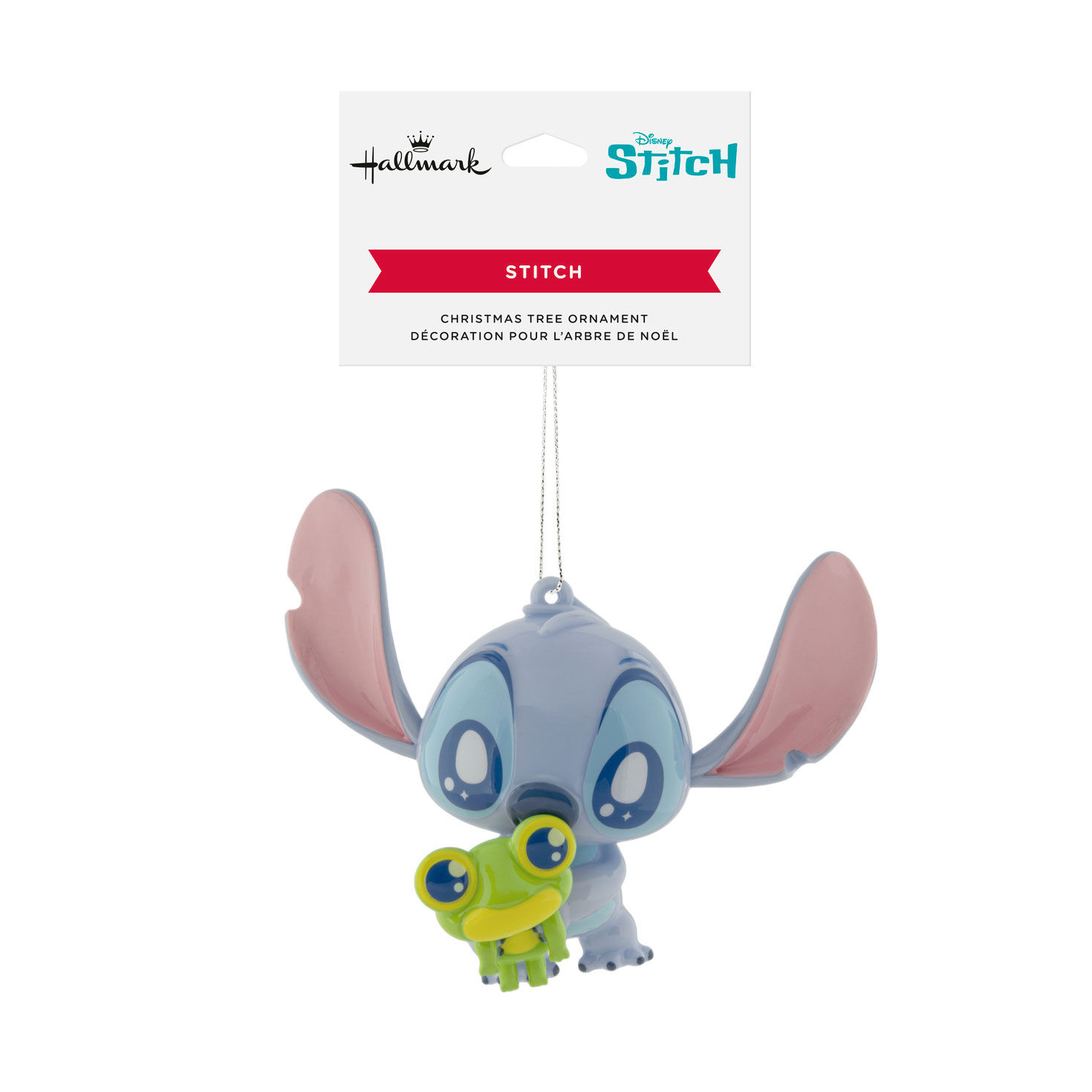 Disney Stitch With Frog Christmas Ornament package front image number 7