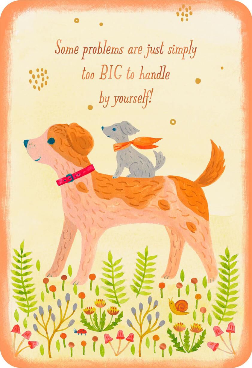 Two Dogs Friends Like You Friendship Card