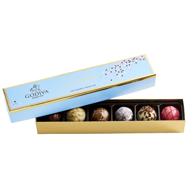 Godiva Assorted Pâtisserie Dessert Truffle Flight, 6 Pieces
