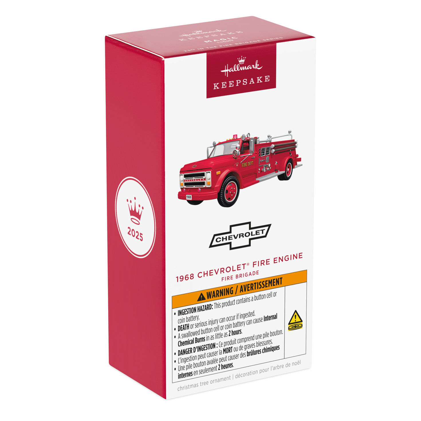 Fire Brigade 1968 Chevrolet® Fire Engine 2025 Ornament With
