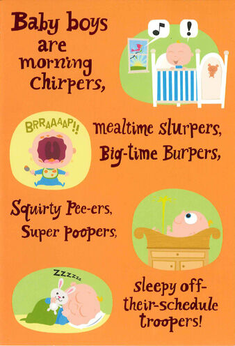 Baby Boys Are... Congratulations Card
