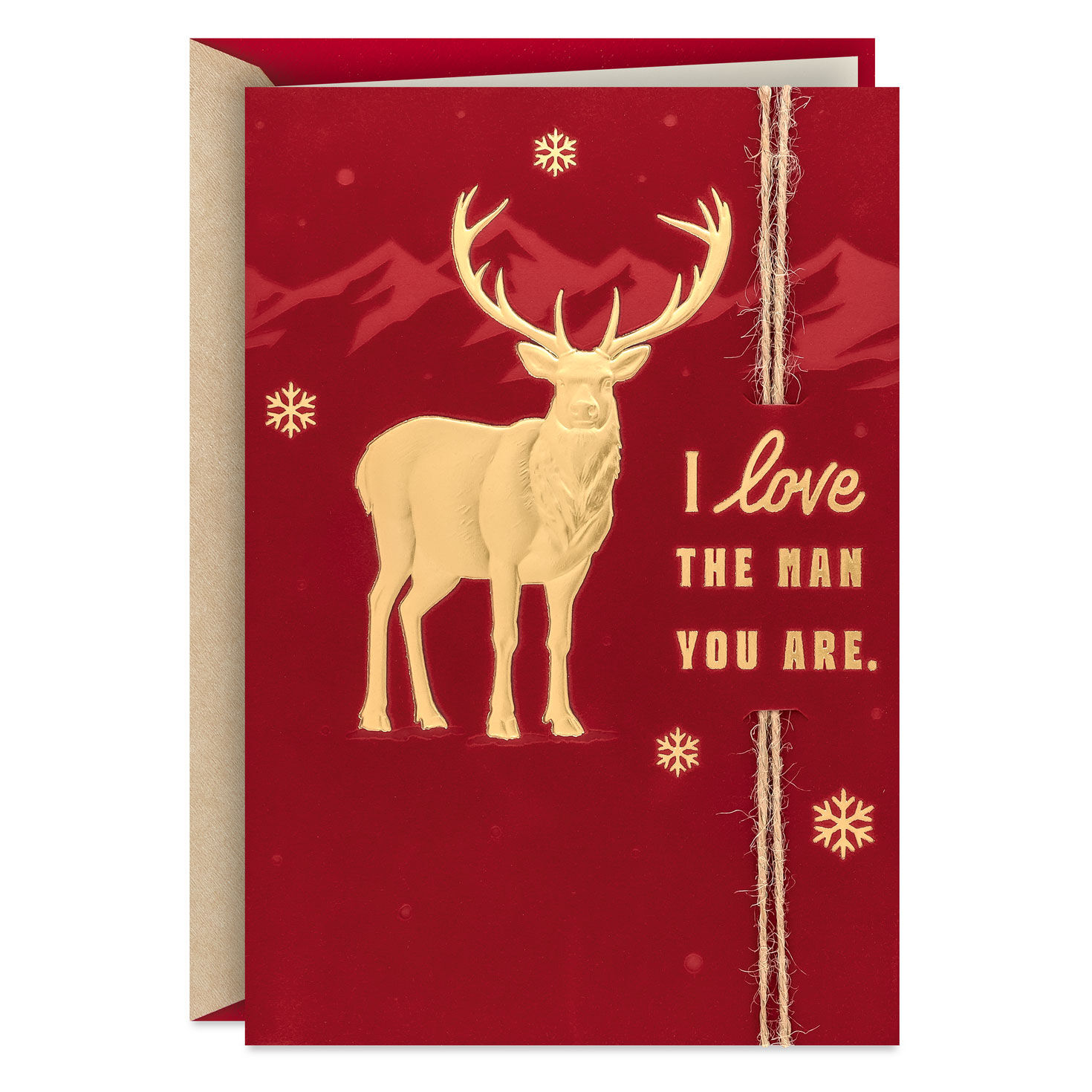 I Love the Man You Are Christmas Card