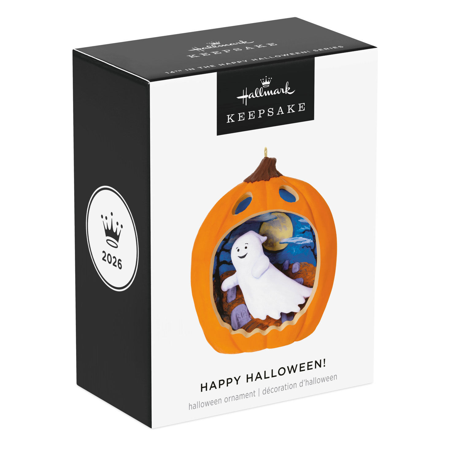 Ghost Pumpkin Keepsake Ornament Package Front image number 5