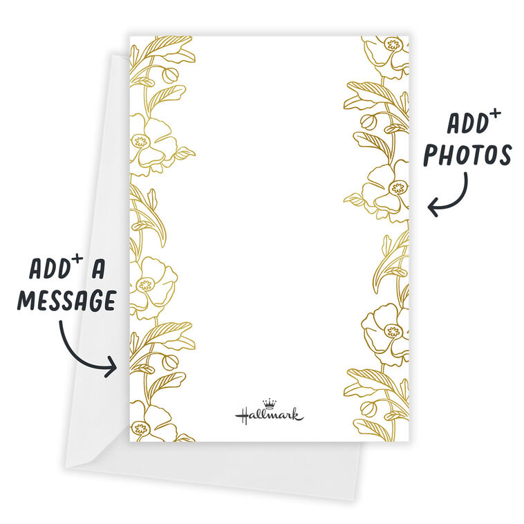 Hallmark Drawings So Much Love Flat Wedding Invitation - Invitations | Hallmark