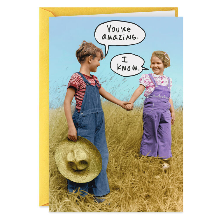 So Glad We Agree Funny Anniversary Card