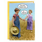 Boy and Girl Holding Hands Funny Anniversary Card Card Front image number 1