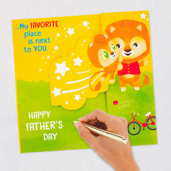 My Favorite Place Is Next to You Pop-Up Father's Day Card for Daddy, , large image number 6