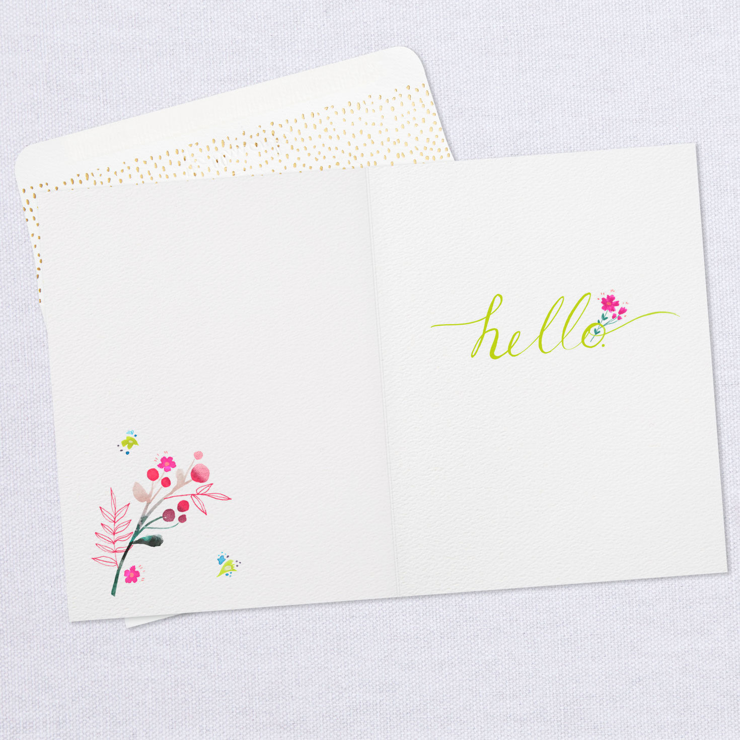 Flowers Just Wanted to Say Hello Card, , large image number 3