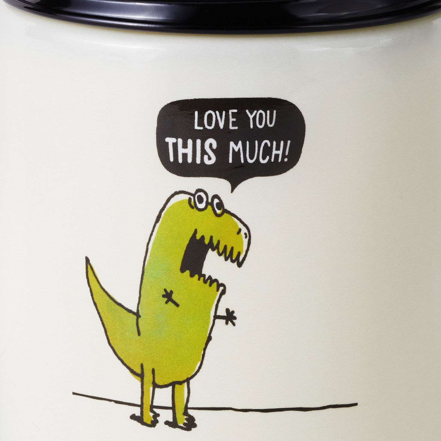 T-Rex Love You This Much Scented Single-Wick Jar Candle, 7 oz., , large image number 4