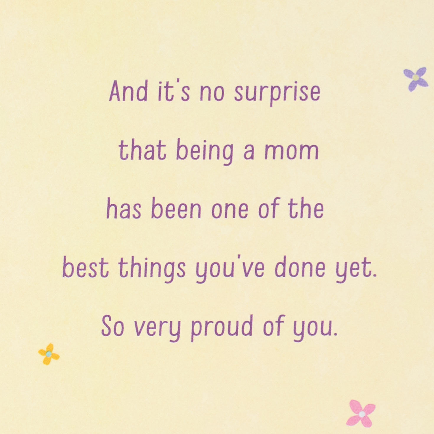 Colorful Floral Wreath Daughter Mother's Day Card Sentiment image number 3