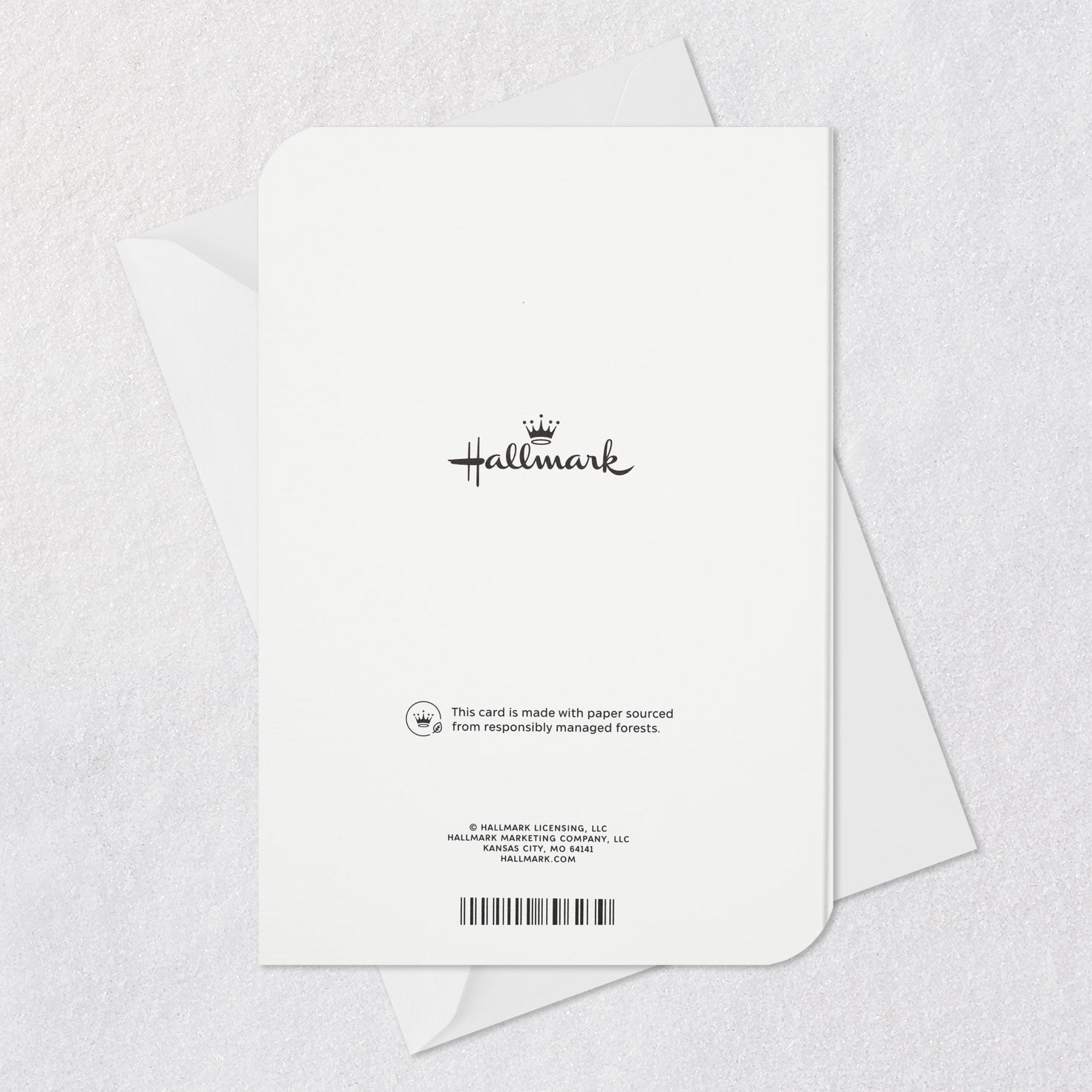 Bumble Bees and Tropical Plants 15th Anniversary Card Card Back with Envelope image number 8