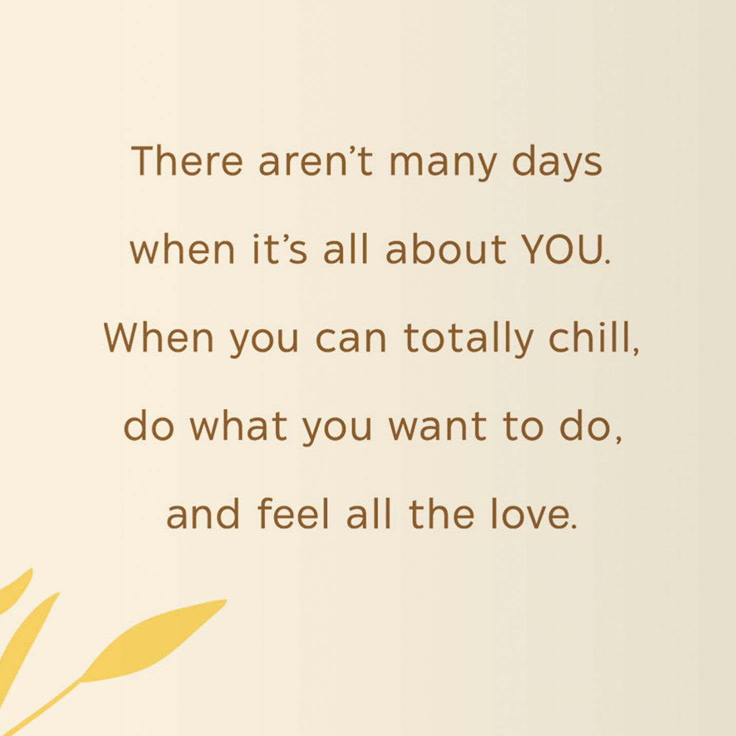 Modern Letters With Leaves Dad Birthday Card Sentiment image number 2