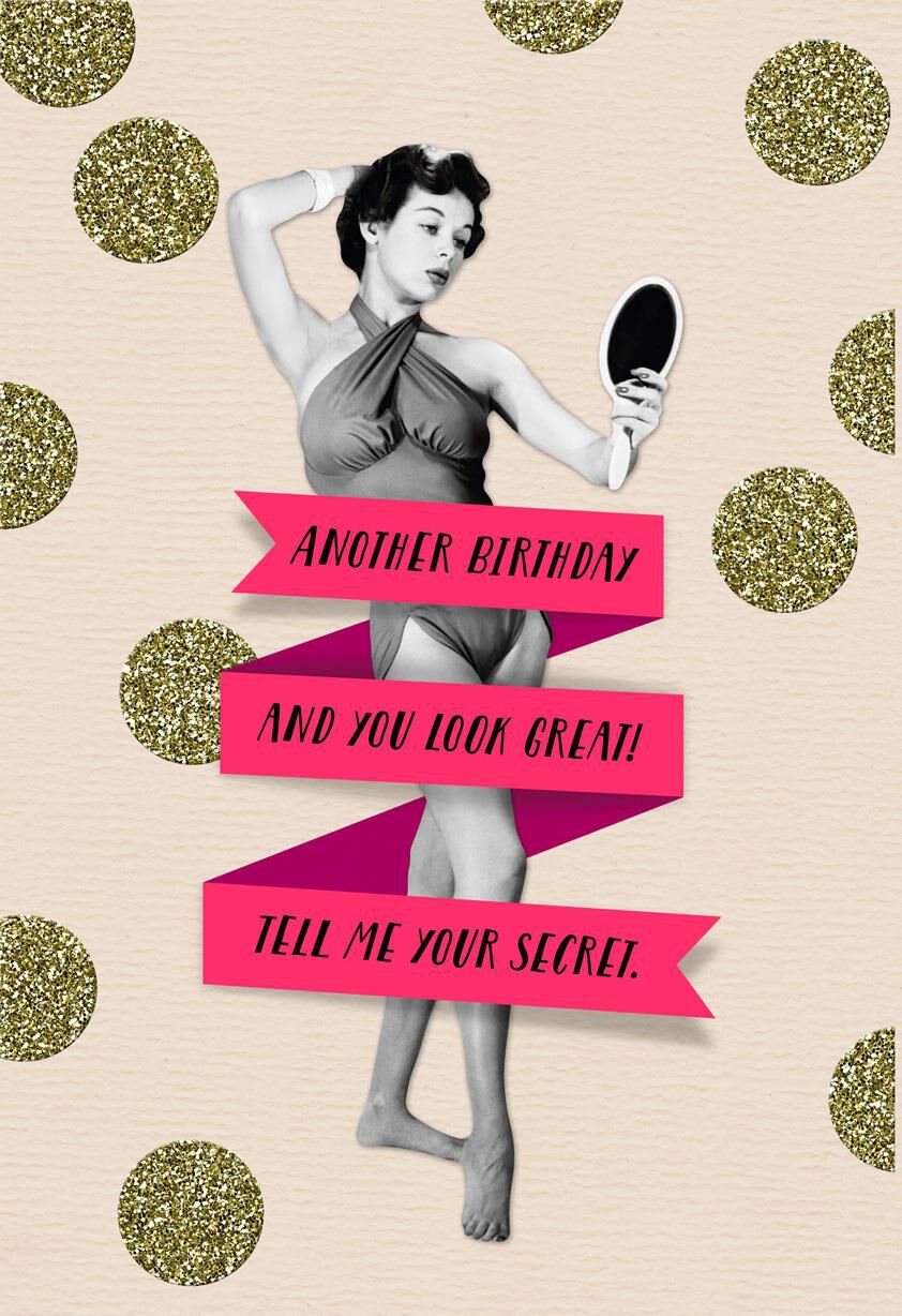 Diet and Exercise Funny Birthday Card