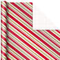 Santa and Stripes 2-Pack Christmas Wrapping Paper Assortment, 160 sq. ft., , large image number 6