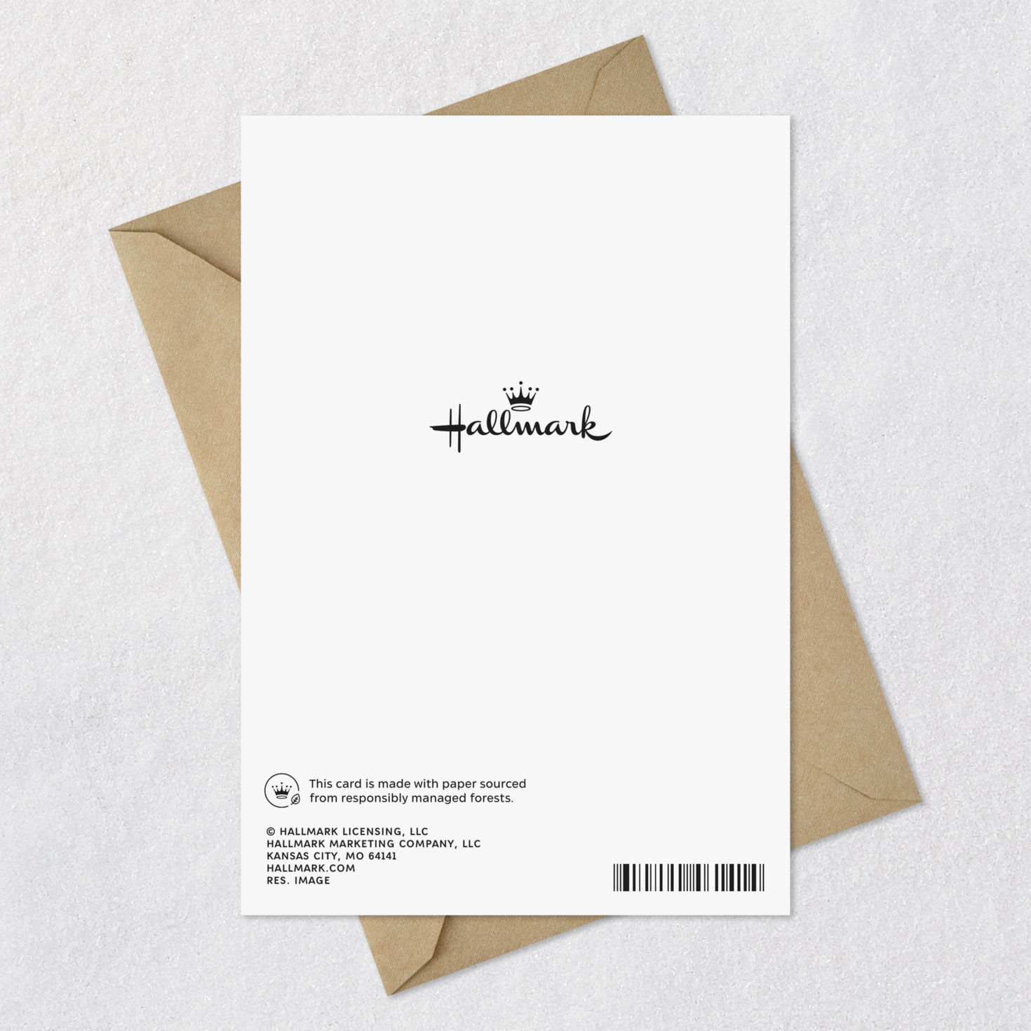 Mountain Lake Happy Birthday Card Card Back with Envelope image number 7