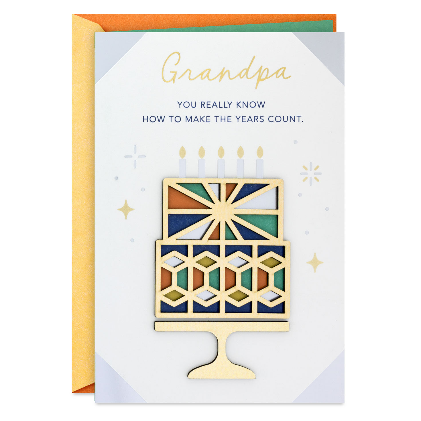 You Make the Years Count Birthday Card for Grandpa