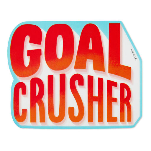 Goal Crusher Vinyl Decal, 