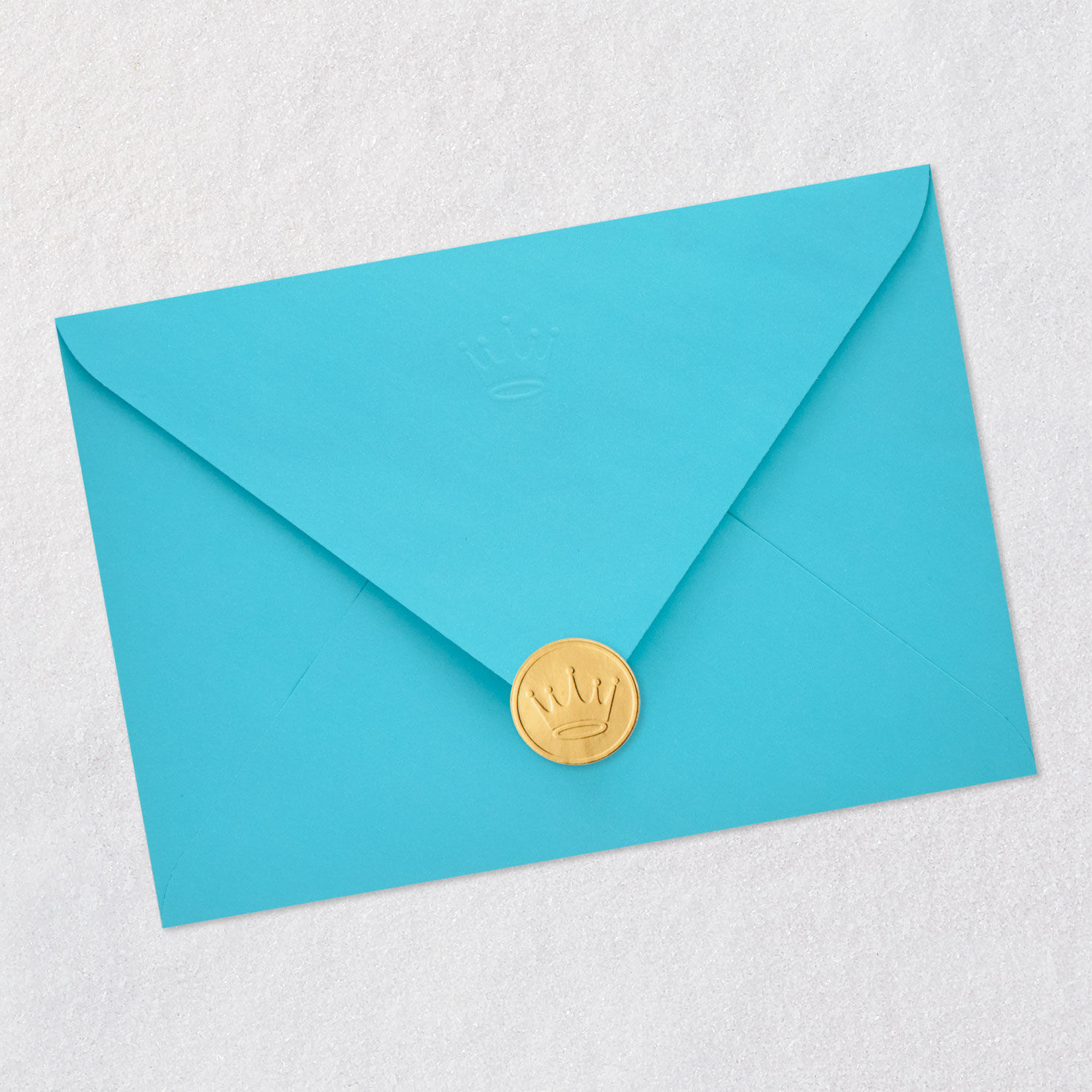 Black Grad Cap and Gown Graduation Card Envelope Back with Seal image number 7