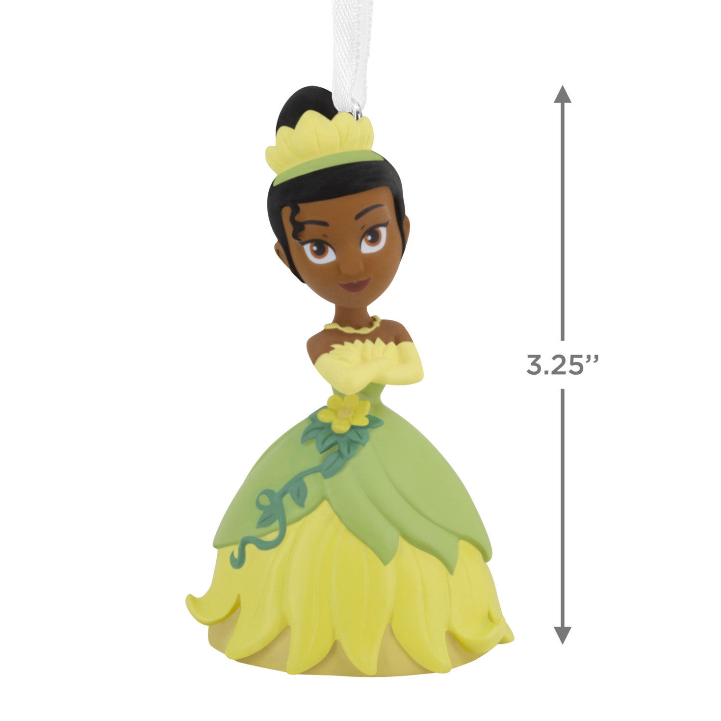 Disney Princess Tiana Stylized Christmas Ornament measurement image number 3