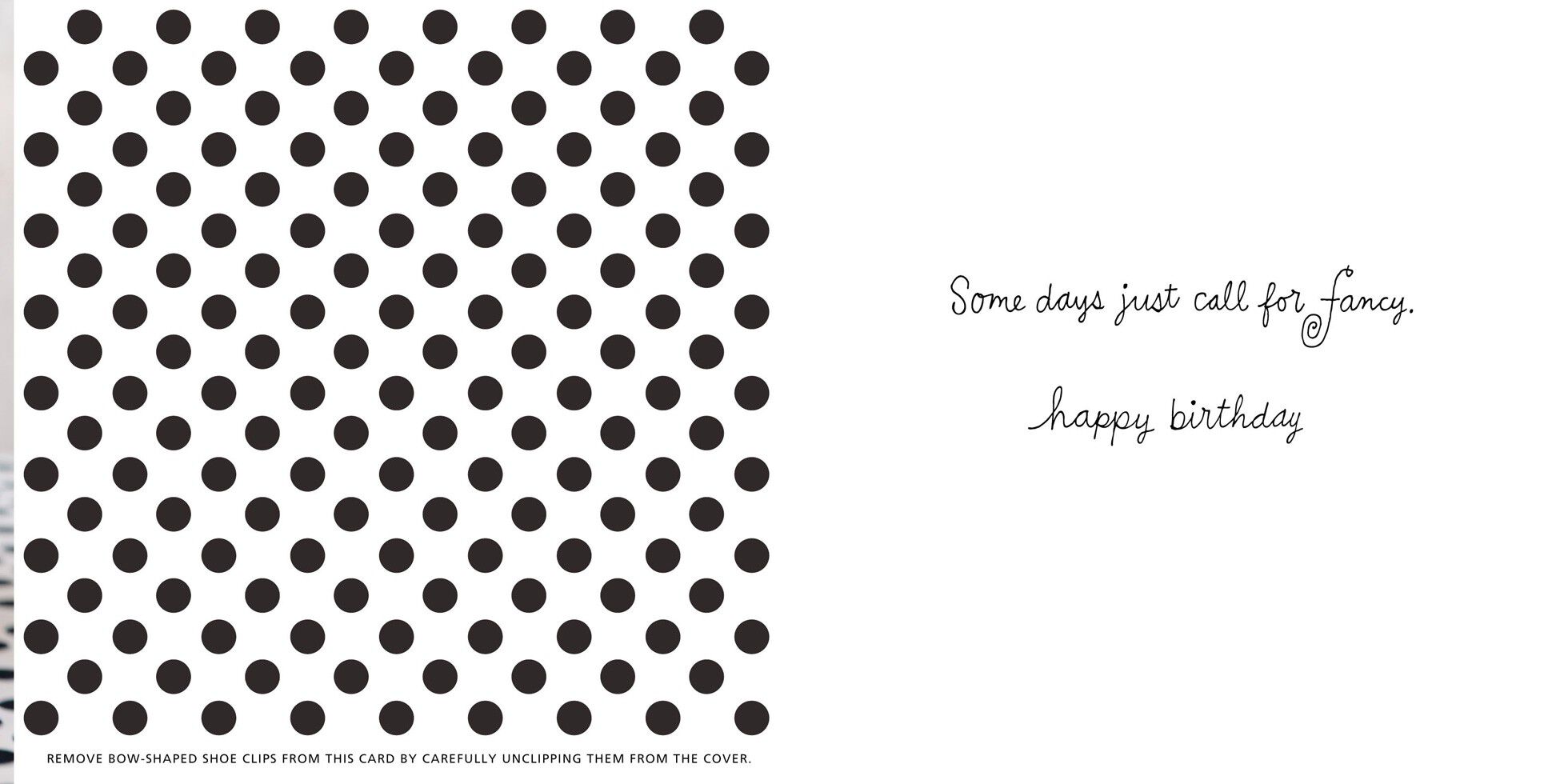 Some Fancy Days Birthday Card