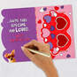 So Loved Valentine's Day Card With Secret Decoder Glasses, , large image number 11