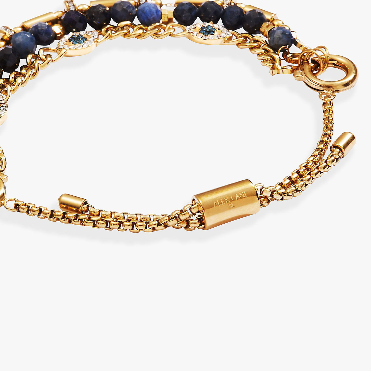 Alex And Ani Evil Eye Stranded&trade; Bracelet Set closeup view image number 2