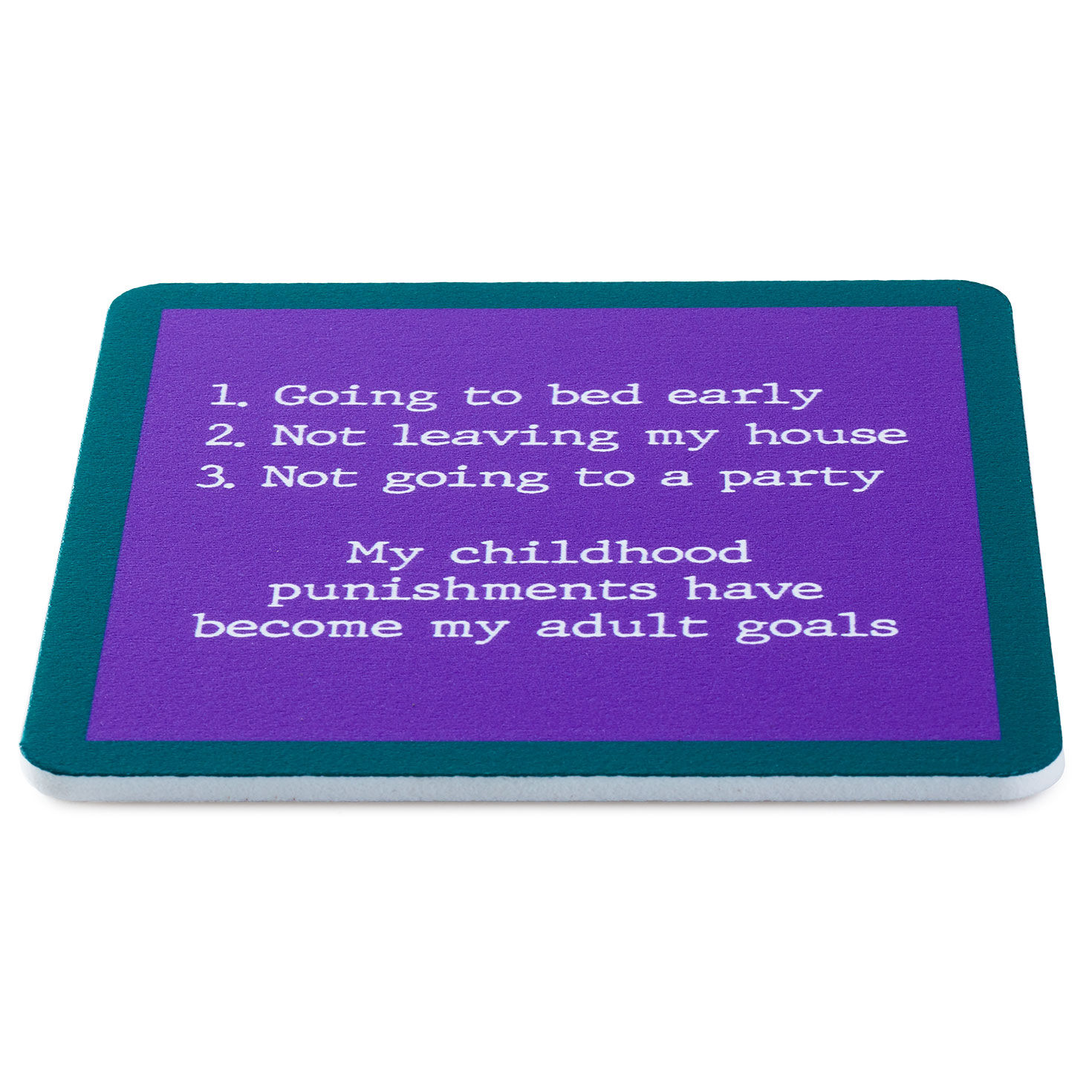 Drinks on Me Childhood Punishments Funny Coaster, , large image number 2