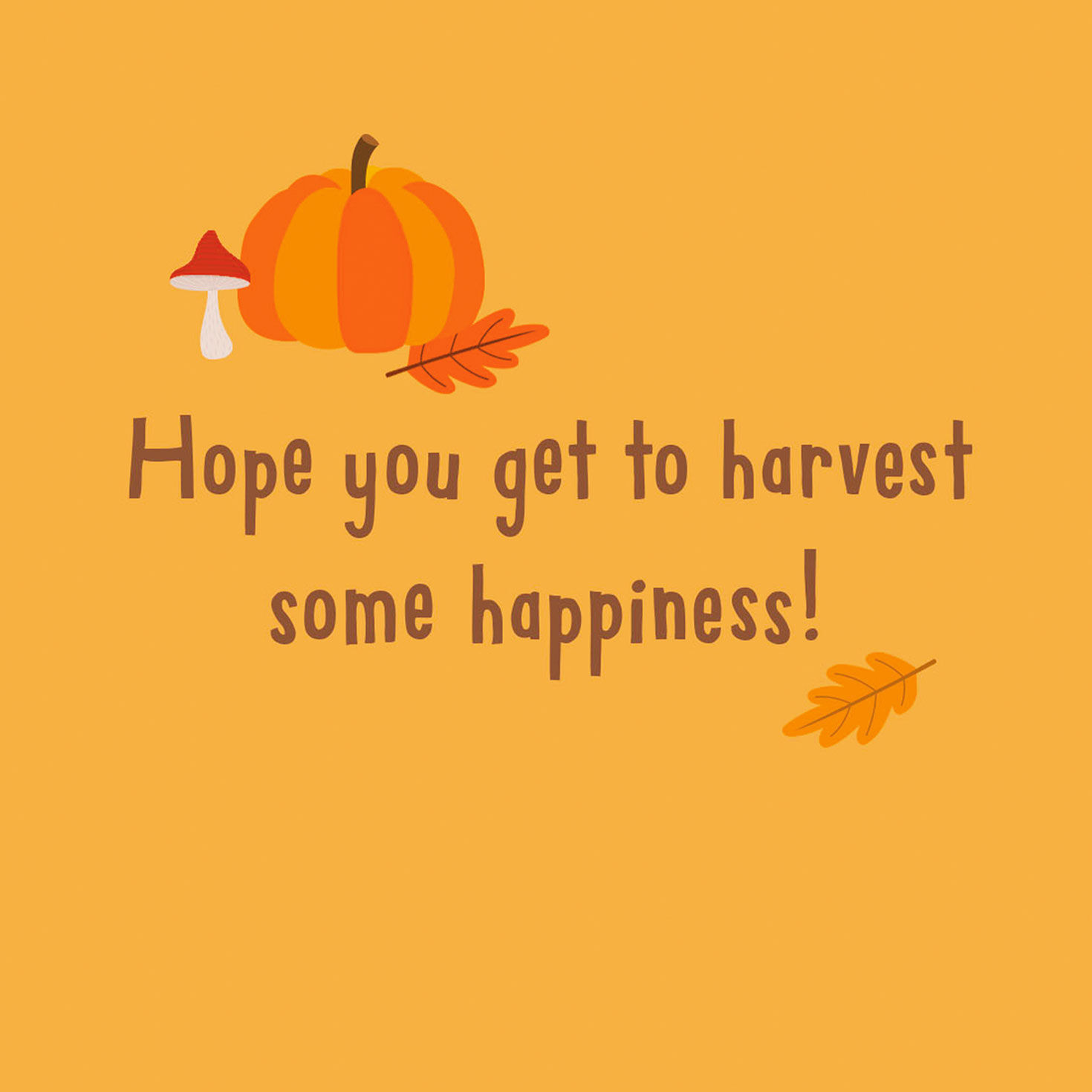 Bear With Wheelbarrow Kids Thanksgiving Card Sentiment image number 2