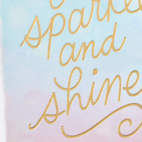 3.25" Mini You Sparkle and Shine Blank Card, , large image number 4