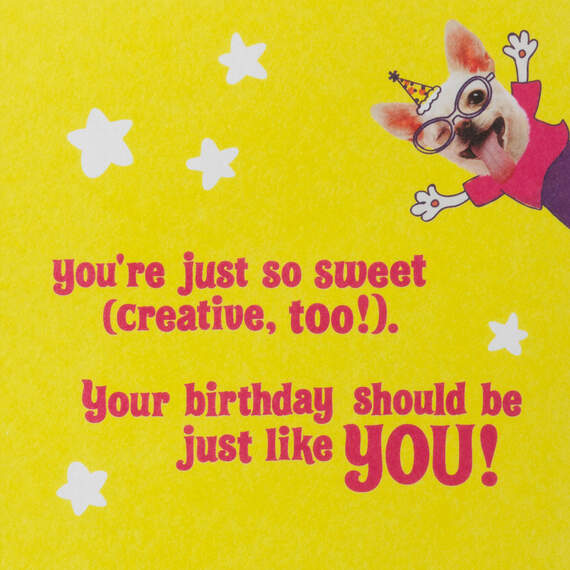 Fun and Sweet Birthday Card for Goddaughter, , large image number 3