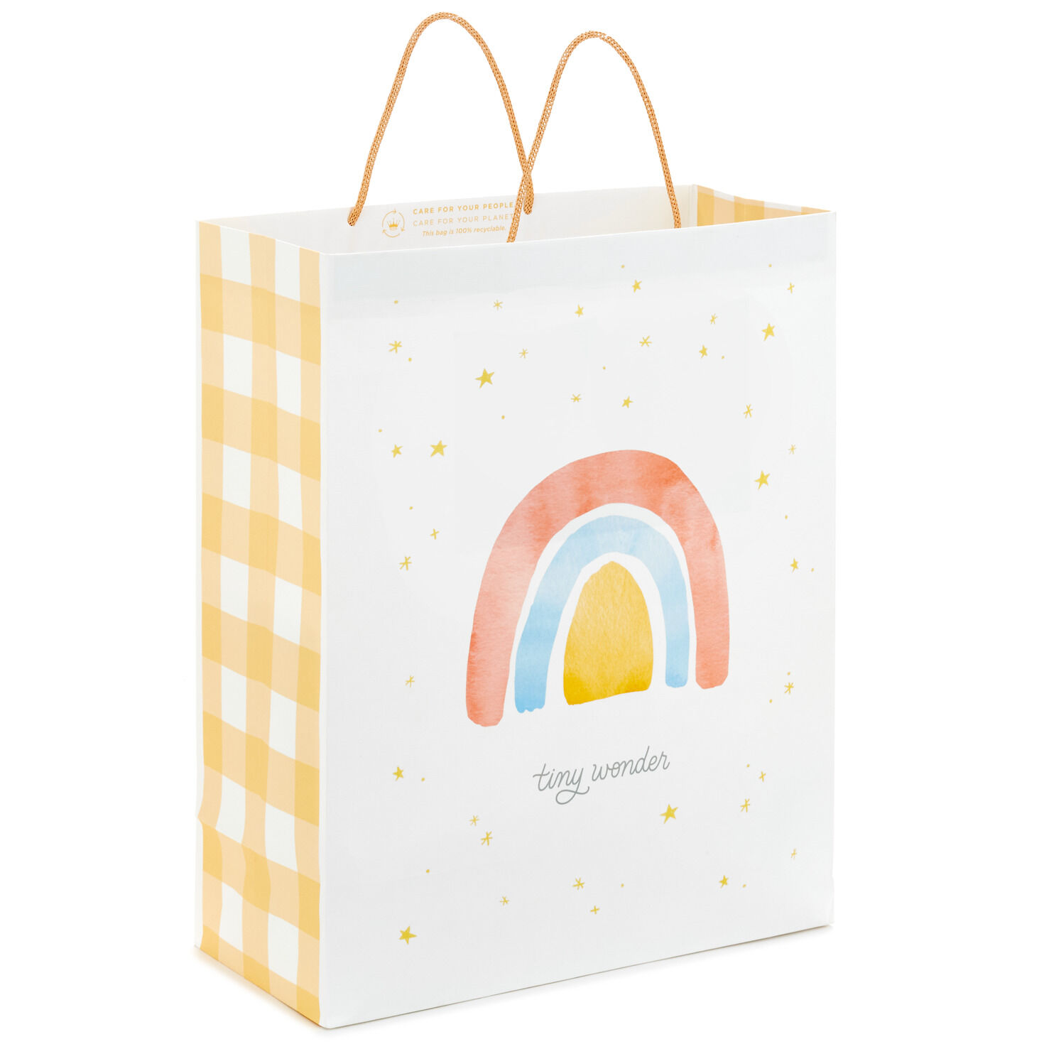 Cute Baby Girl Rainbow Gift Bags Congratulations New Baby Birth Celebration 