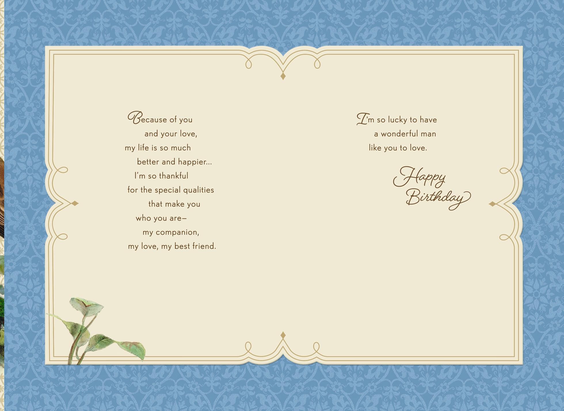 My Love, My Best Friend Birthday Card for Husband