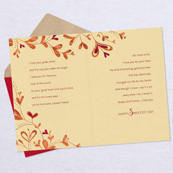 Love You for Your Love Sweetest Day Card, , large image number 3