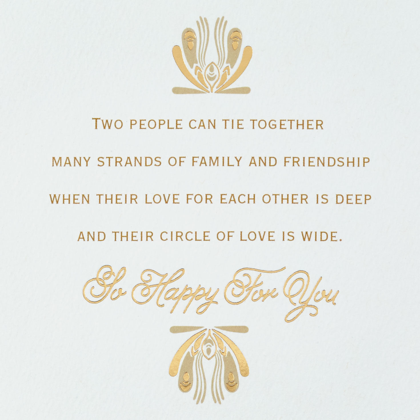 Purple and Gold Butterflies Wedding Card sentiment image number 2