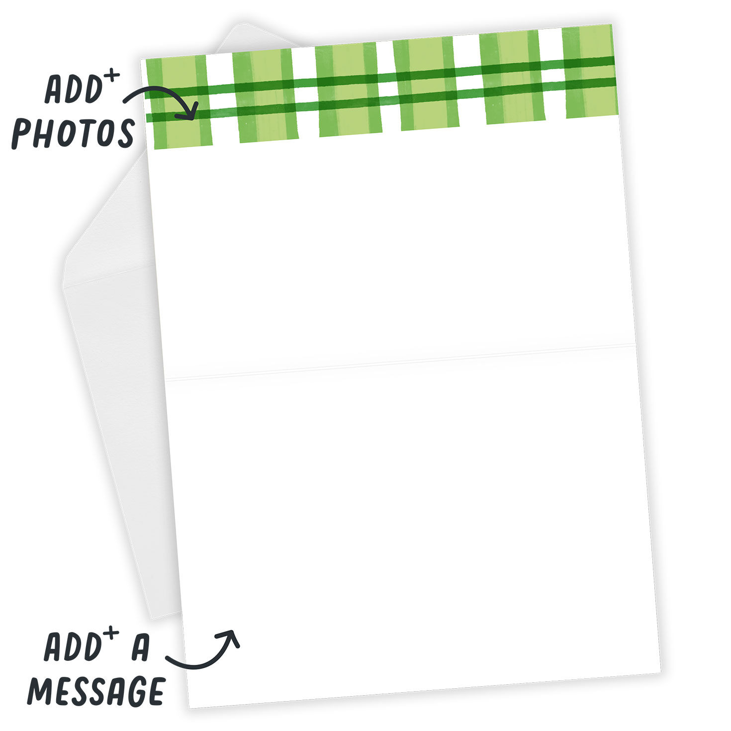 Personalized Clovers St. Patrick&rsquo;s Day Photo Card  image number 4