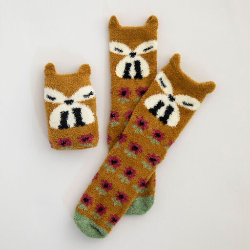 Natural Life Rust Fox Cozy Socks, 