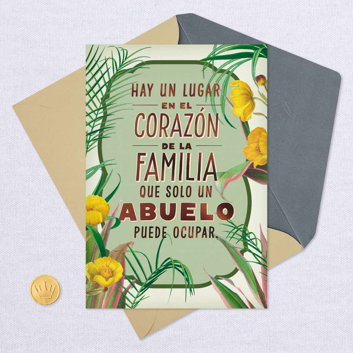 For a Special Grandpa SpanishLanguage Father's Day Card Greeting