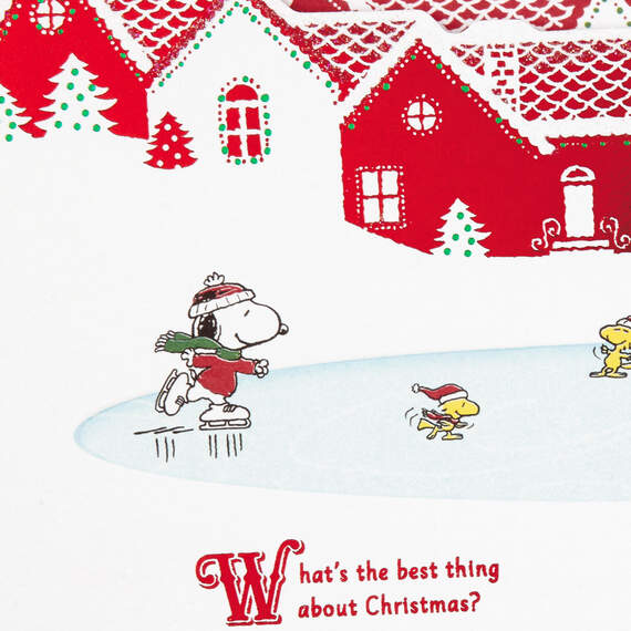 Peanuts® Skating Christmas Card, , large image number 5