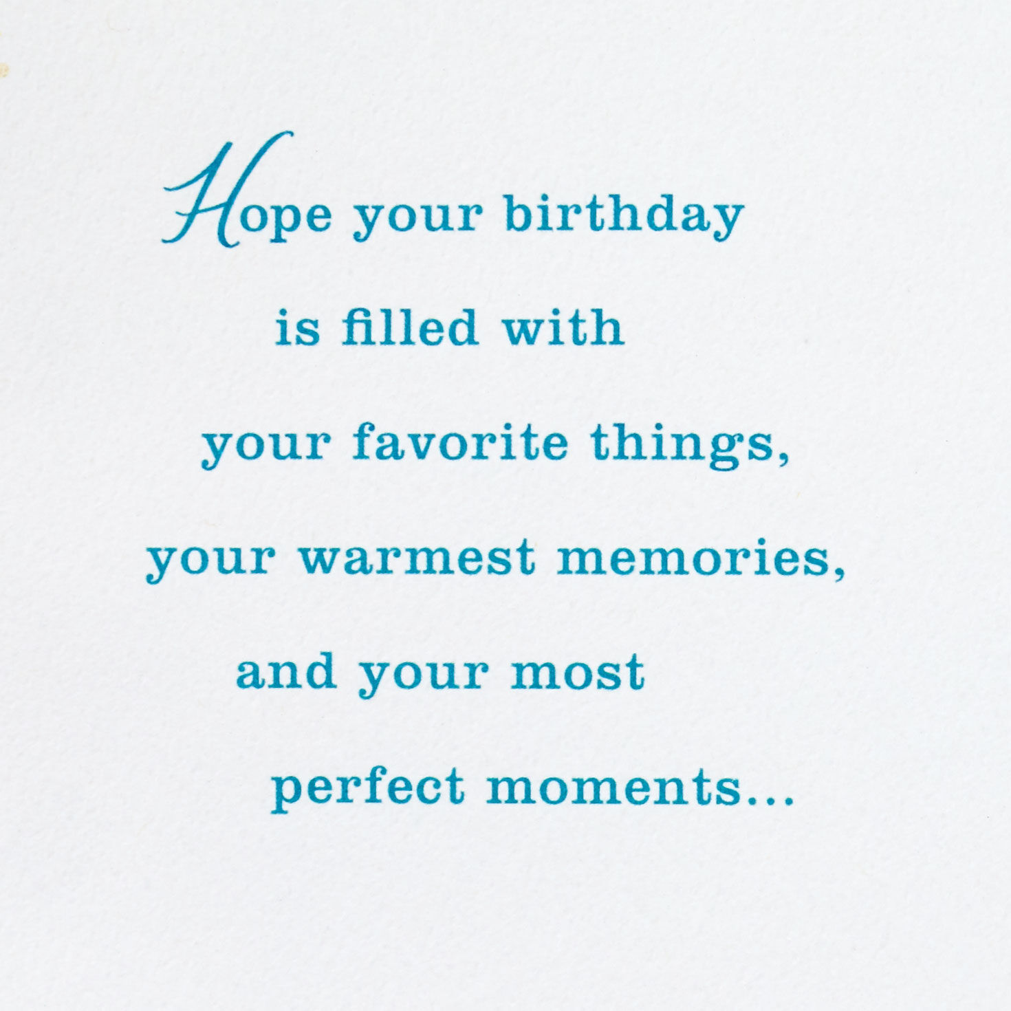 Bright Candles Birthday Card Sentiment image number 2
