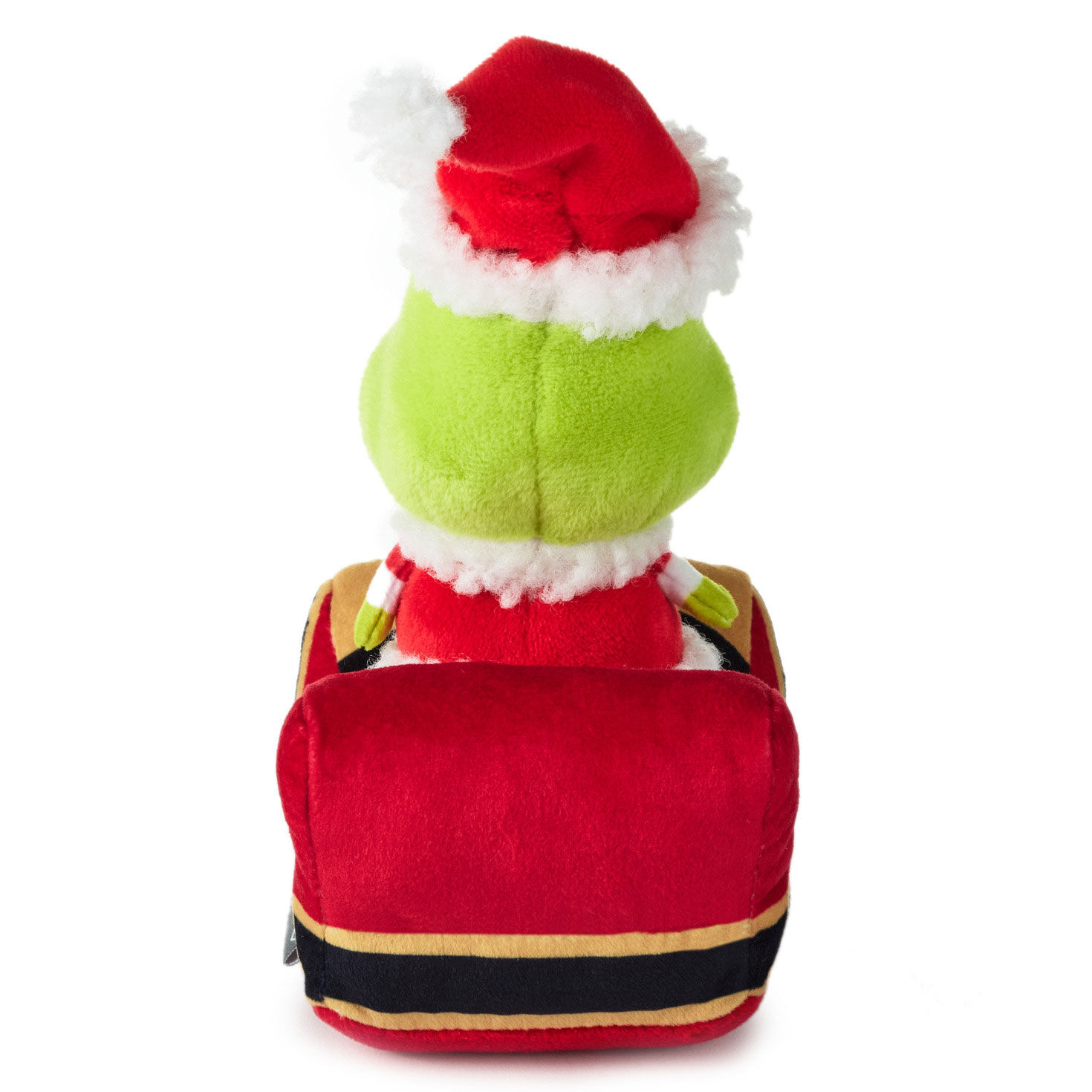 Grinch in Sleigh Plush Toy back image number 2