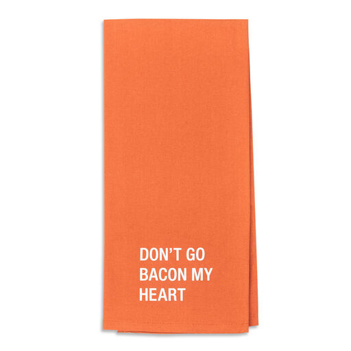 Bacon My Heart Funny Tea Towel, 