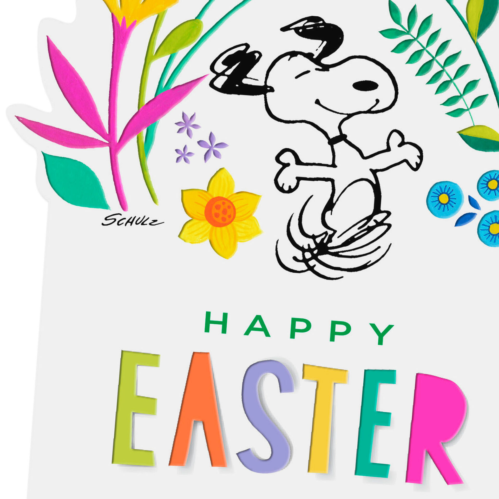 Peanuts® Dancing Snoopy Easter Card Greeting Cards Hallmark