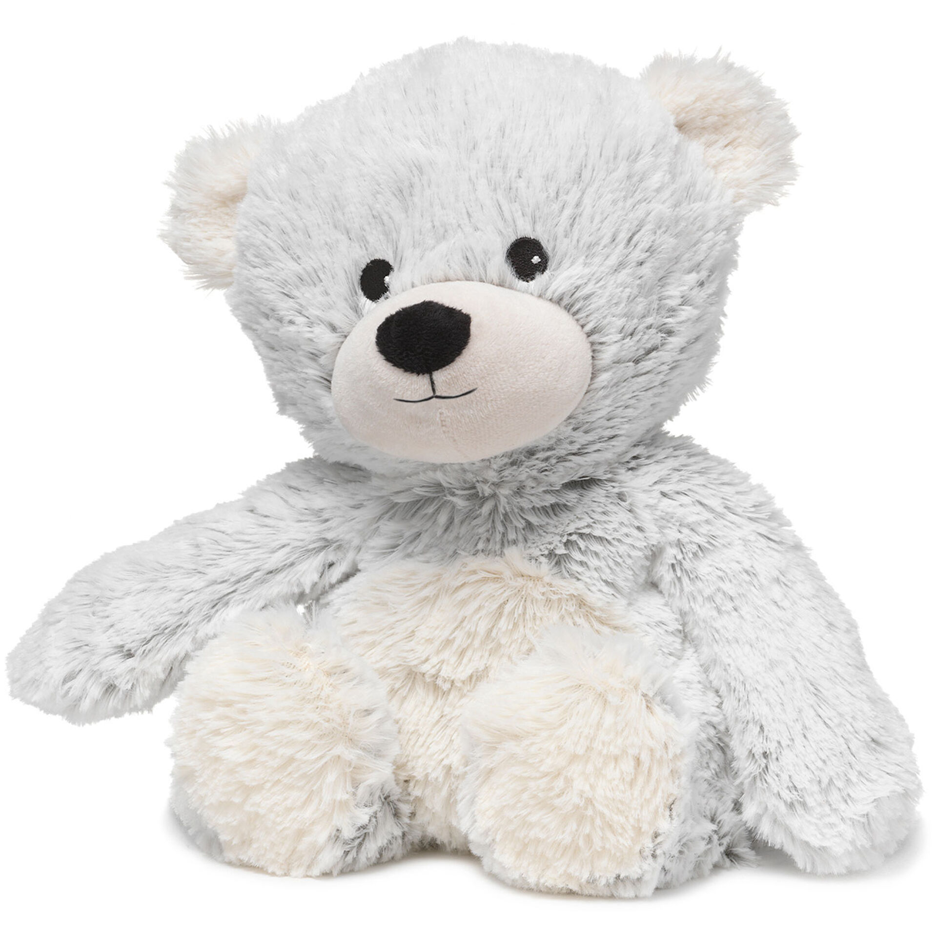 Warmies Heatable Scented Gray Bear Stuffed Animal, 13" Classic