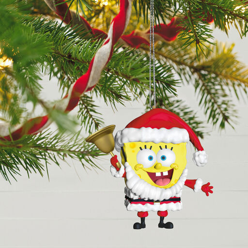 Nickelodeon SpongeBob SquarePants Santa Ornament, 