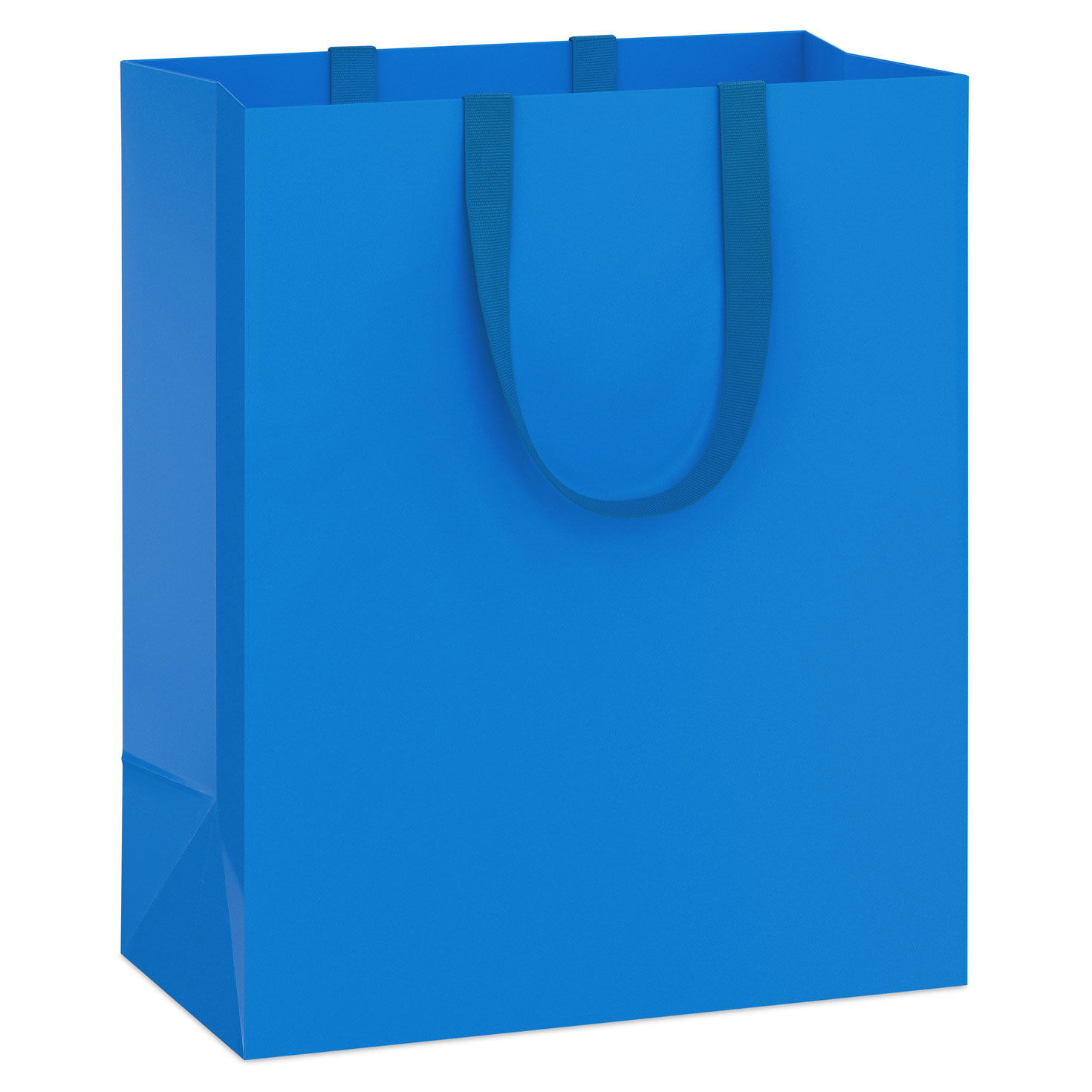 9.6" Solid Royal Blue Medium Gift Bag
