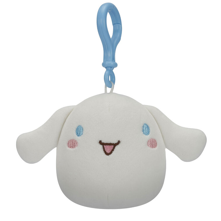 3.5" Squishmallows Sanrio Cinnamoroll Plush Backpack Clip