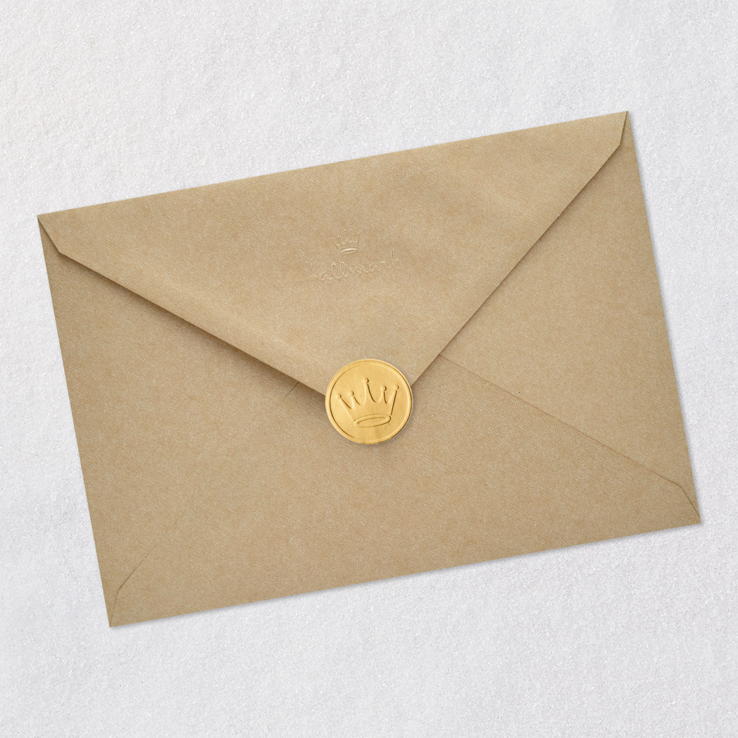 Mountain Lake Happy Birthday Card Envelope Back with Seal image number 8