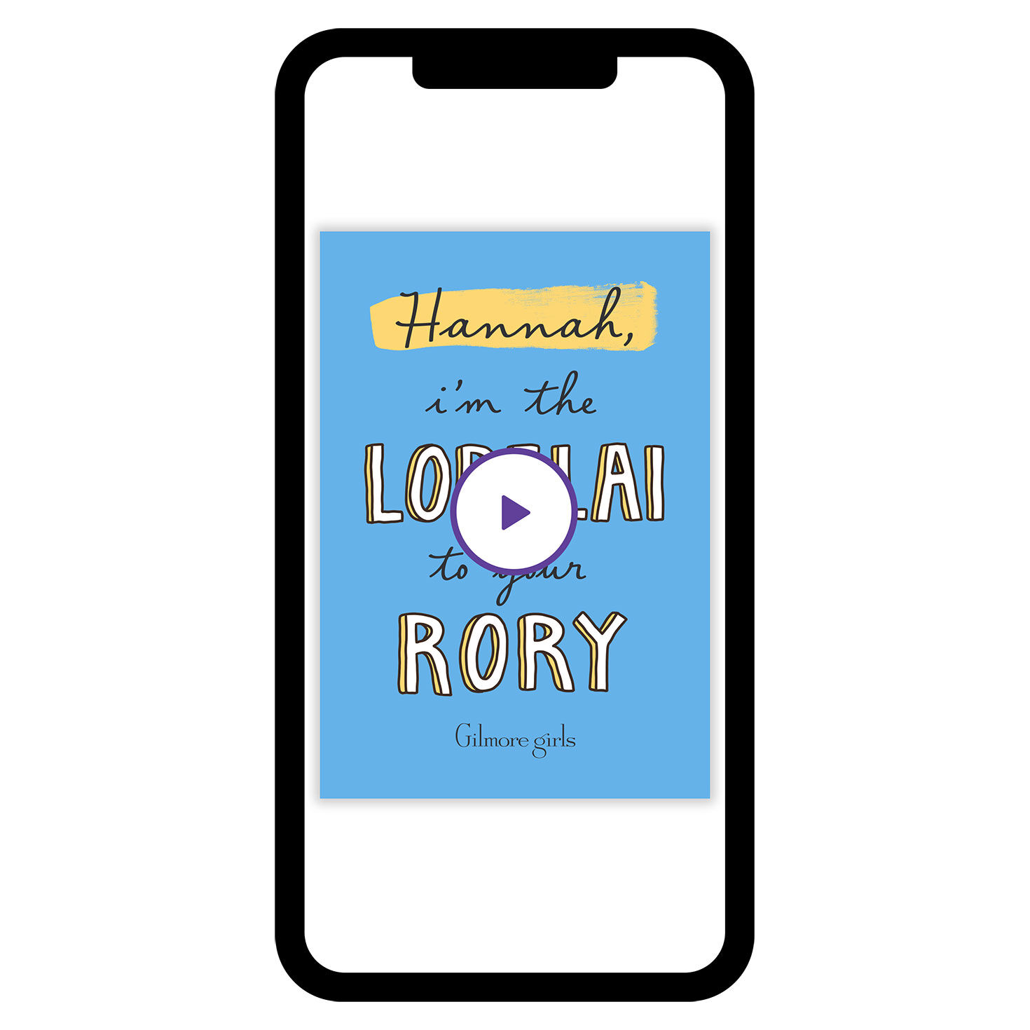 Gilmore Girls The Lorelai to Your Rory Custom Card - Greeting Cards ...