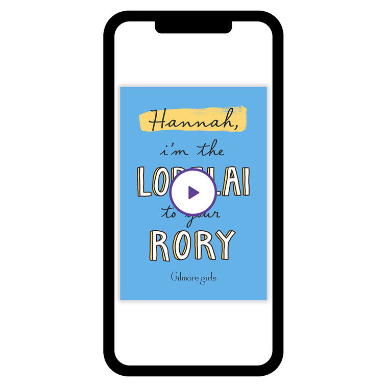 Gilmore Girls The Lorelai to Your Rory Custom Card, , large image number 7