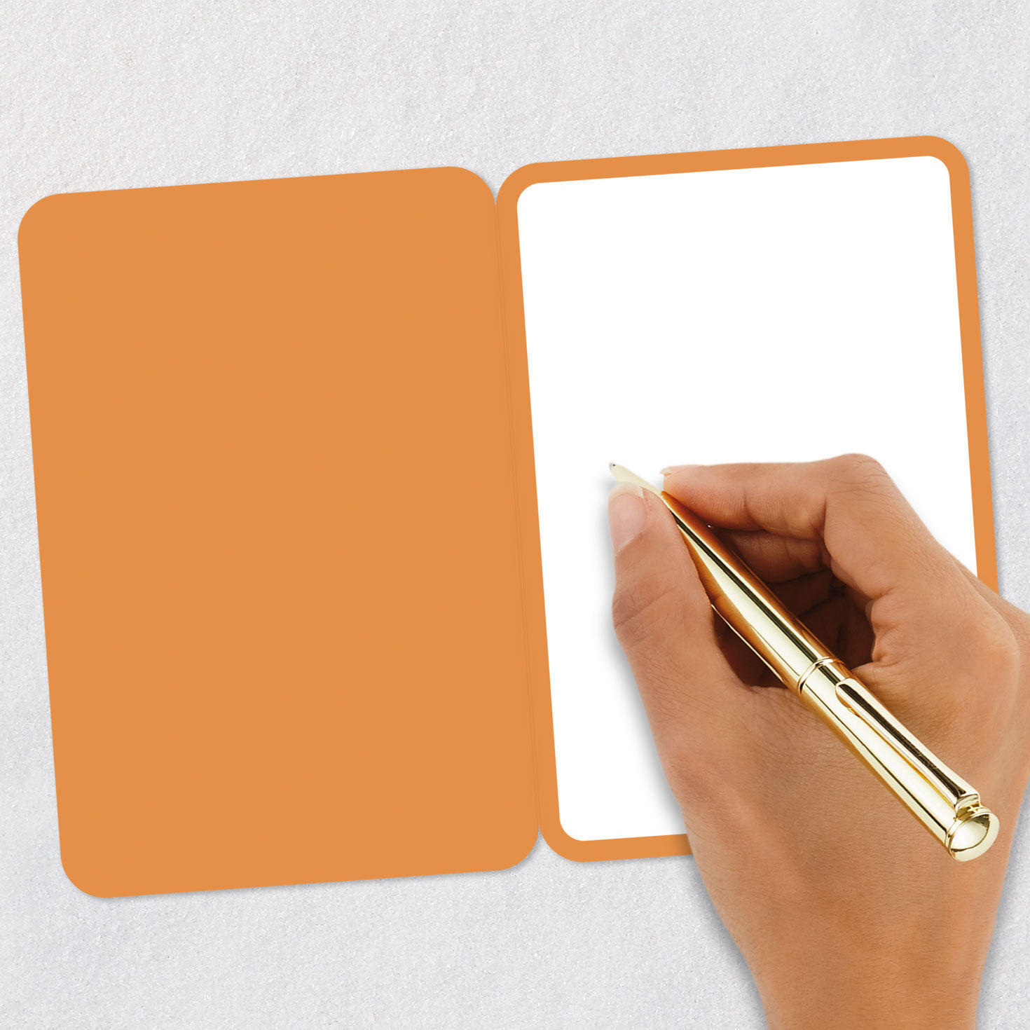 Upside-Down Dog Blank Card Signing card image number 5